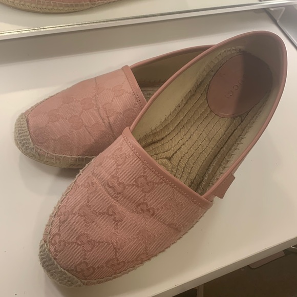 Gucci Pink Espadrilles - Picture 1 of 4